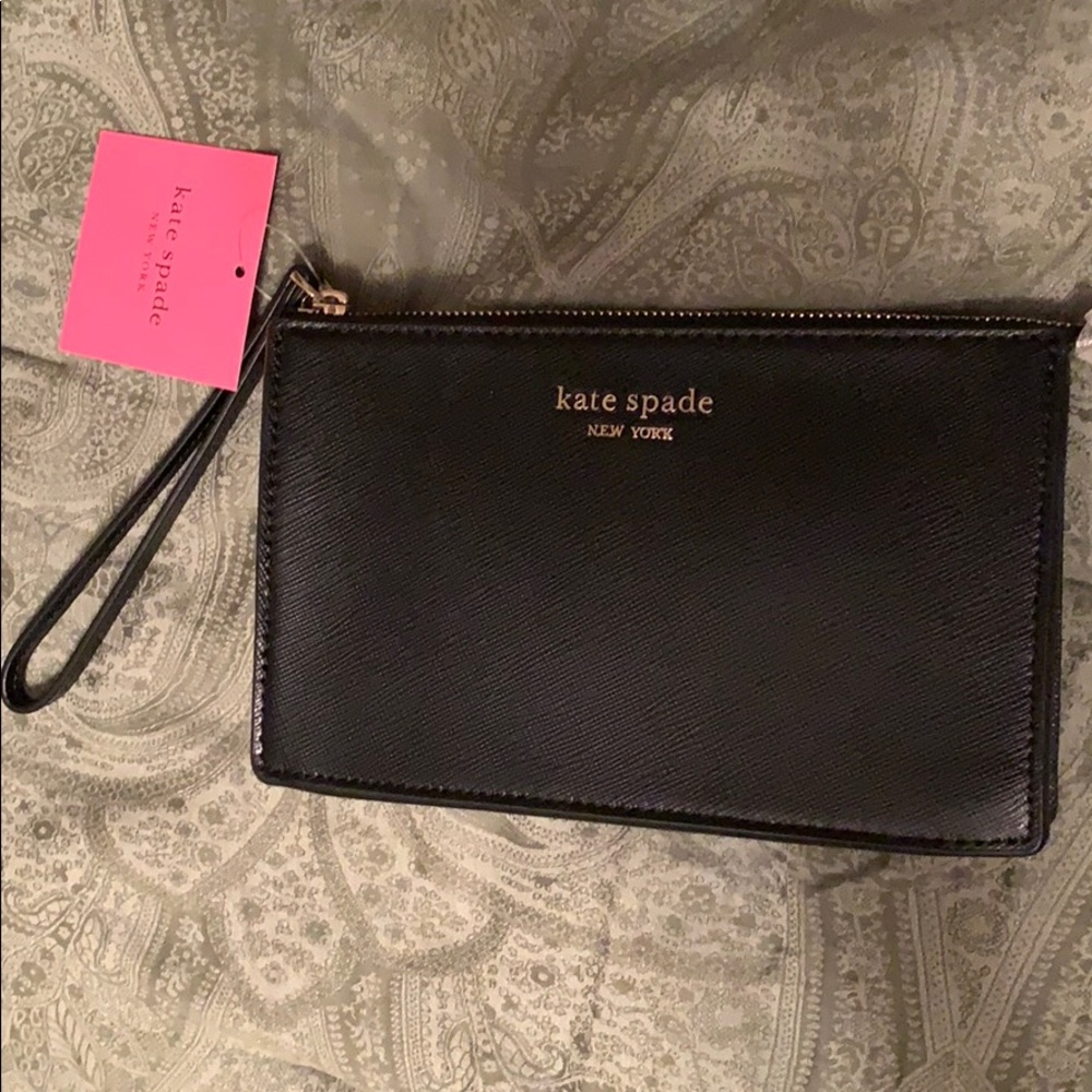 Kate Spade black clutch
